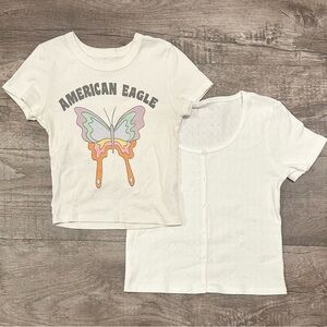 American Eagle crop top bundle